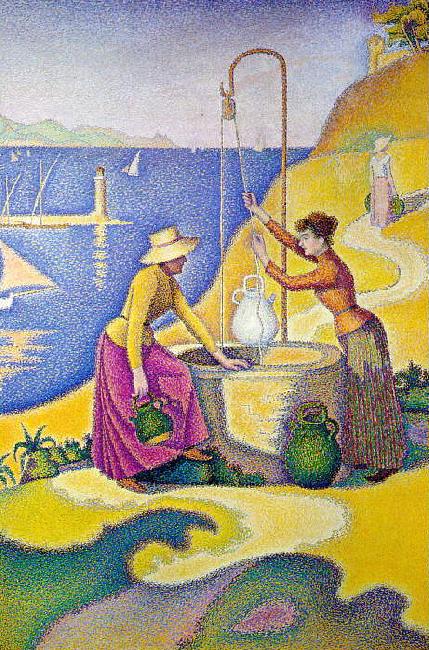 Paul Signac Women at the Well oil painting image